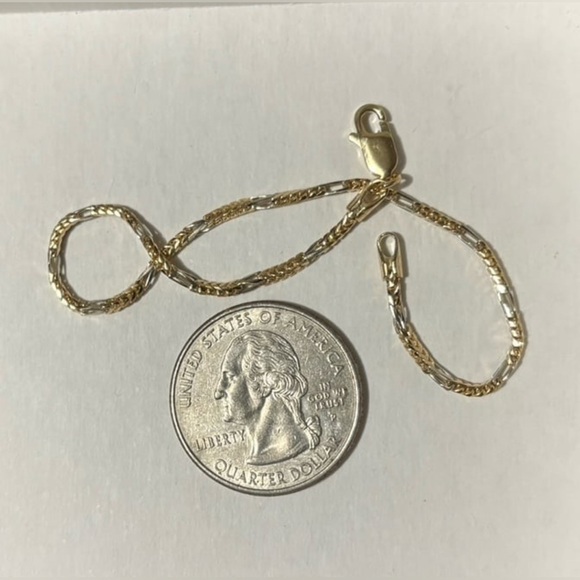 Jewelry - 14k white and yellow gold bracelet